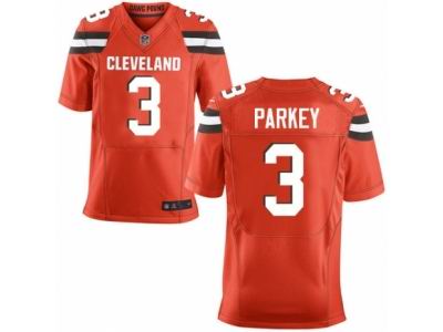 Nike Cleveland Browns #3 Cody Parkey Elite Orange Jersey