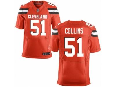 Nike Cleveland Browns #51 Jamie Collins Elite Orange Jersey