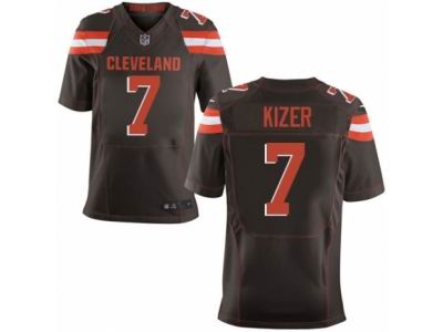Nike Cleveland Browns #7 DeShone Kizer Elite Brown Jersey