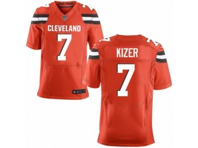 Nike Cleveland Browns #7 DeShone Kizer Elite Orange Jersey