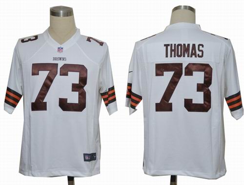 Nike Cleveland Browns #73 Joe Thomas White game jerseys