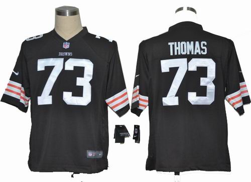 Nike Cleveland Browns #73 Joe Thomas brown game jerseys