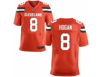 Nike Cleveland Browns #8 Kevin Hogan Elite Orange Jersey
