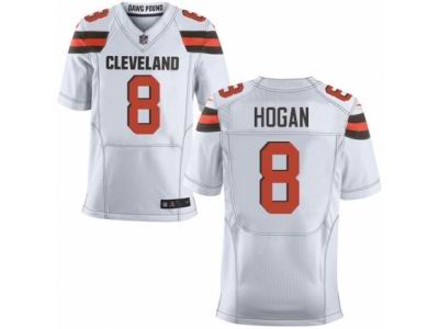 Nike Cleveland Browns #8 Kevin Hogan Elite White NFL Jersey
