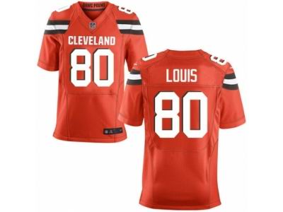 Nike Cleveland Browns #80 Ricardo Louis Elite Orange Jersey