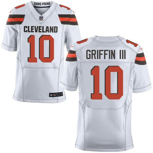 Nike Cleveland Browns 10 Robert Griffin III White NFL New Elite Jersey
