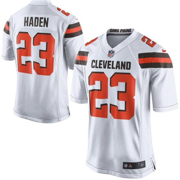 Nike Cleveland Browns 23 Joe Haden White NFL New Elite Jersey