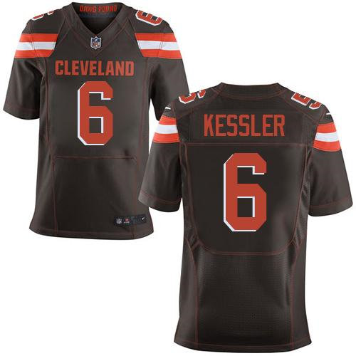 Nike Cleveland Browns 6 Cody Kessler Brown Team Color NFL New Elite Jersey