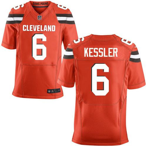 Nike Cleveland Browns 6 Cody Kessler Orange Alternate NFL New Elite Jersey
