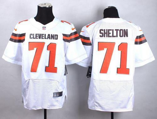 Nike Cleveland Browns 71 Danny Shelton White NFL New Elite Jersey