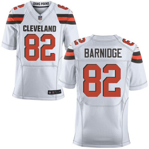 Nike Cleveland Browns 82 Gary Barnidge White NFL New Elite Jersey