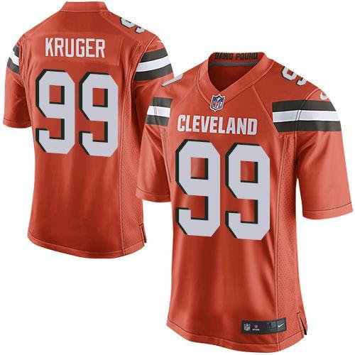 Nike Cleveland Browns 99 Paul Kruger Orange Alternate NFL New Elite Jersey