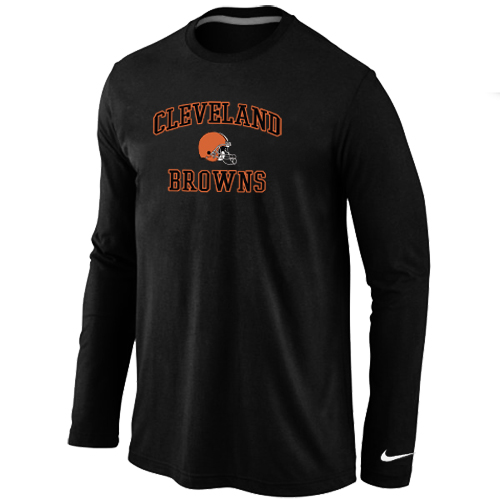 Nike Cleveland Browns Heart & Soul Long Sleeve T-Shirt Black