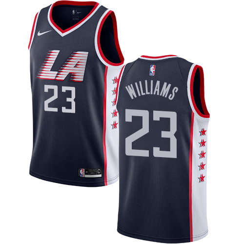 Nike Clippers #23 Louis Williams Navy NBA Swingman City Edition 2018 19 Jersey