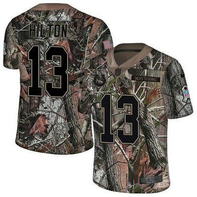 Nike Colts #13 T.Y. Hilton Camo Youth Stitched NFL Limited Rush Realtree Jersey