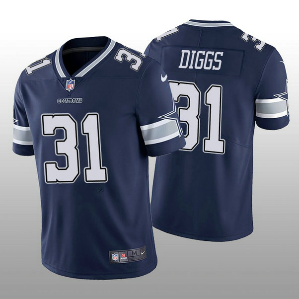 Nike Cowboys #31 trevon diggs Navy Blue Team Color Men's Stitched NFL Vapor Untouchable Limited Jersey