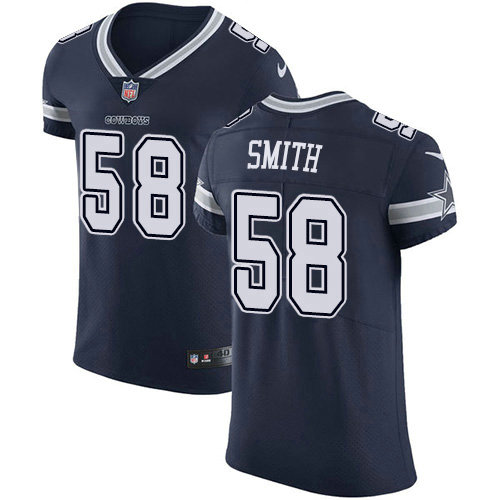 Nike Cowboys #58 Aldon Smith Navy Blue Team Color Men's Stitched NFL Vapor Untouchable Elite Jersey