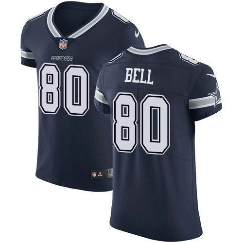 Nike Cowboys #80 Blake Bell Navy Blue Team Color Men's Stitched NFL Vapor Untouchable Elite Jersey