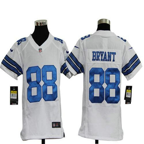 Nike Cowboys #88 Dez Bryant White Youth Stitched NFL Elite Jersey