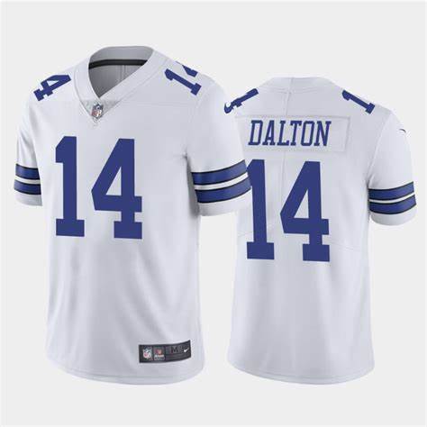 Nike Cowboys 14 Andy Dalton White Vapor Untouchable Limited Jersey