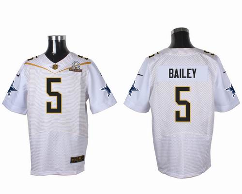 Nike Dallas Cowboys #5 Dan Bailey white 2016 Pro Bowl Elite Jersey