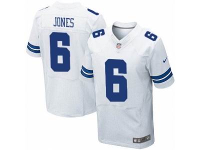 Nike Dallas Cowboys #6 Chris Jones Elite White NFL Jersey