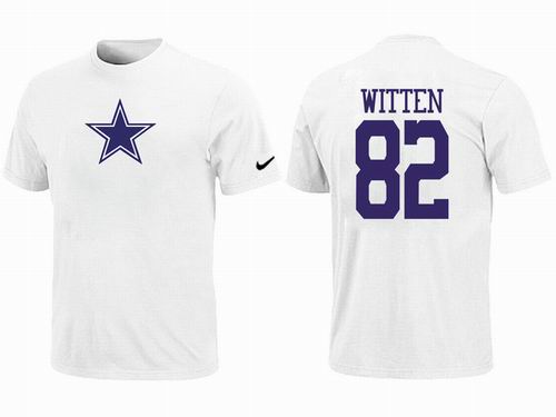 Nike Dallas Cowboys #82 Jason Witten white T-Shirt