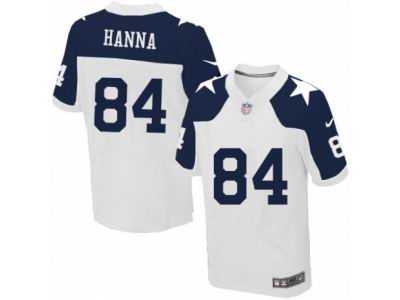Nike Dallas Cowboys #84 James Hanna Elite White Throwback Jersey