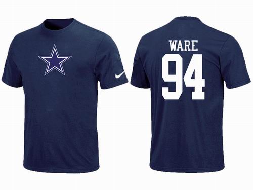 Nike Dallas Cowboys #94 DeMarcus Ware blue T-Shirt
