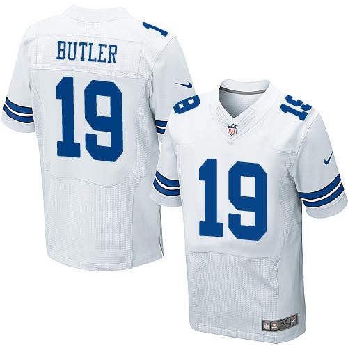 Nike Dallas Cowboys 19 Brice Butler White NFL Elite Jersey