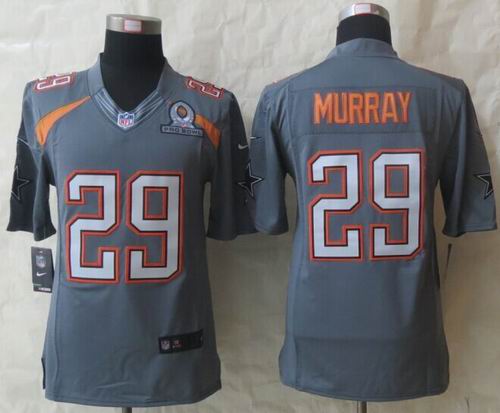 Nike Dallas Cowboys 29 DeMarco Murray grey 2015 Pro Bowl Elite Jersey