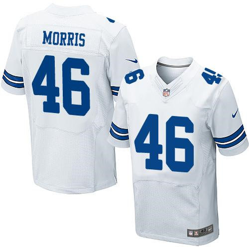 Nike Dallas Cowboys 46 Alfred Morris White NFL Elite Jersey