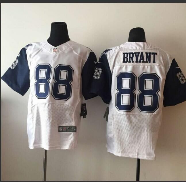 Nike Dallas Cowboys 88 Dez Bryant White NFL Elite Rush Jersey