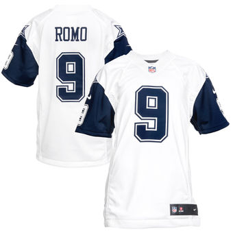 Nike Dallas Cowboys 9 Tony Romo Color Rush Game White Jersey