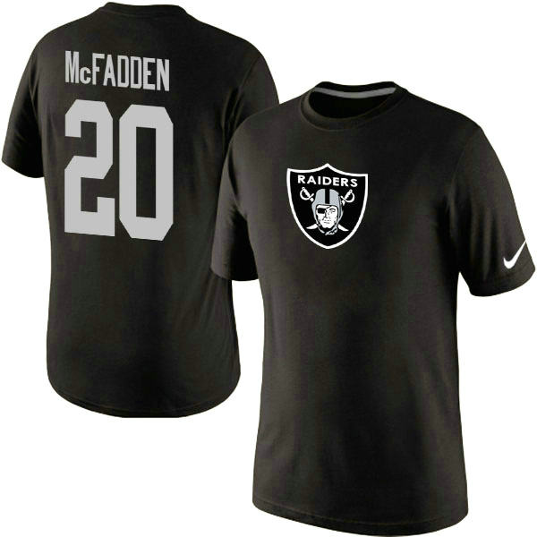 Nike Darren McFadden Oakland Raiders 20 Name & Number T-Shirt - Black