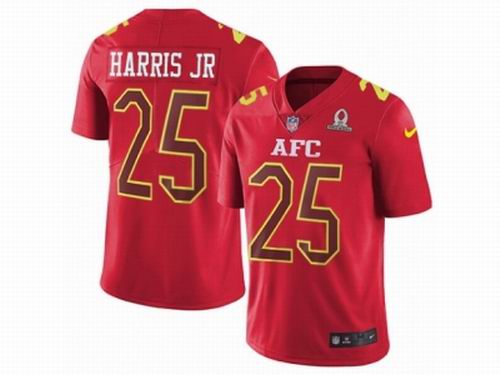 Nike Denver Broncos #25 Chris Harris Jr Limited Red 2017 Pro Bowl NFL Jersey