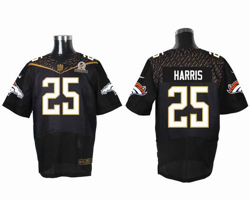 Nike Denver Broncos #25 Chris Harris black 2016 Pro Bowl Elite Jersey