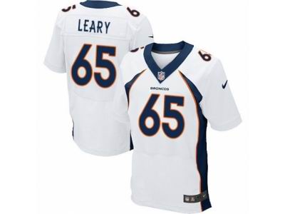 Nike Denver Broncos #65 Ronald Leary Elite White NFL Jersey