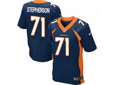 Nike Denver Broncos #71 Donald Stephenson Elite Navy Blue Jersey