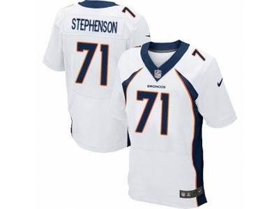 Nike Denver Broncos #71 Donald Stephenson Elite White NFL Jersey