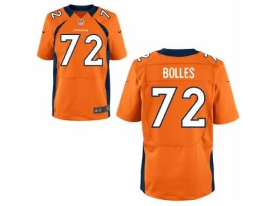 Nike Denver Broncos #72 Garett Bolles orange Elite Jersey