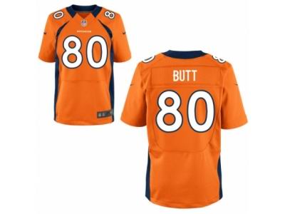 Nike Denver Broncos #80 Jake Butt Orange Elite Jersey