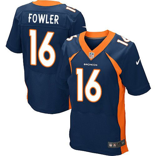 Nike Denver Broncos 16 Bennie Fowler Navy Blue Alternate NFL New Elite Jersey