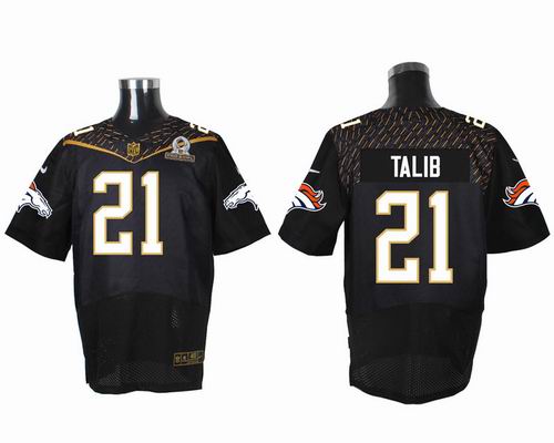 Nike Denver Broncos 21# Aqib Talib black 2016 Pro Bowl Elite Jersey