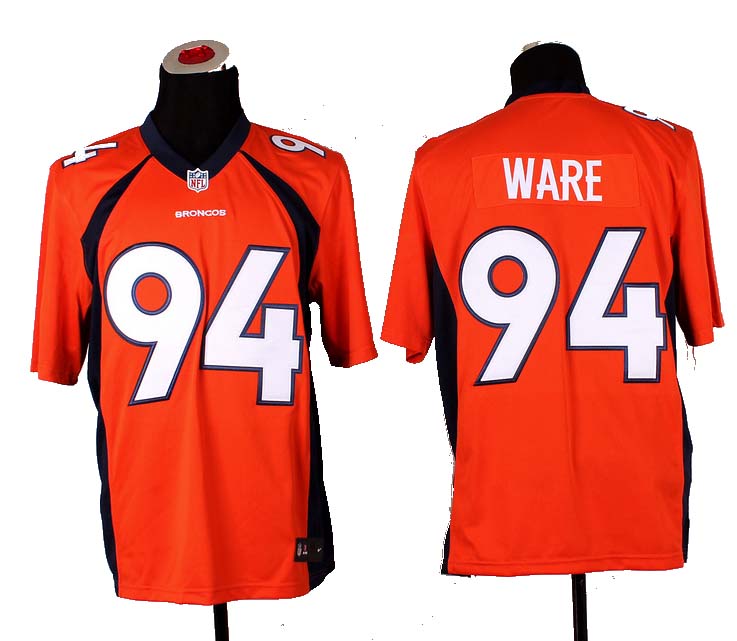 Nike Denver Broncos 94# demarcus ware orange game jerseys