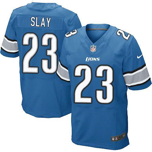 Nike Detroit Lions 23 Darius Slay Blue Team Color NFL Elite Jersey