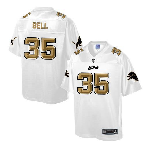 Nike Detroit Lions 35 Joique Bell White NFL Pro Line Fashion Game Jersey