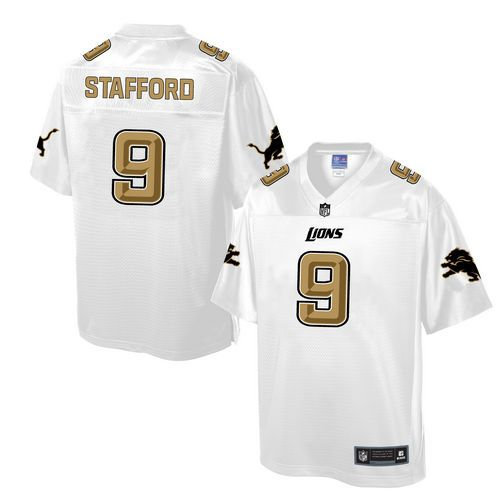 Nike Detroit Lions 9 Matthew Stafford White NFL Pro Line Fashion Game Jersey