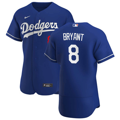 Nike Dodgers #8 Kobe Bryant Blue Flexbase Jersey