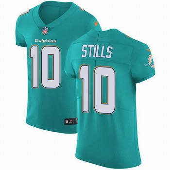 Nike Dolphins #10 Kenny Stills Aqua Green Team Color Men's Stitched NFL Vapor Untouchable Elite Jersey